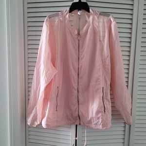 Lane Bryant Livi pink soft shell jacket size 24